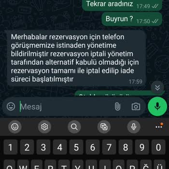 Ecc Tur Jura Hotel Kemer Rezervasyonu İptal Ettiler. Kapıda Kaldık.