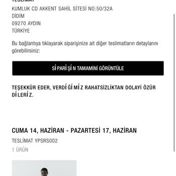 Zara Ve Senden Kargo Mağduriyeti