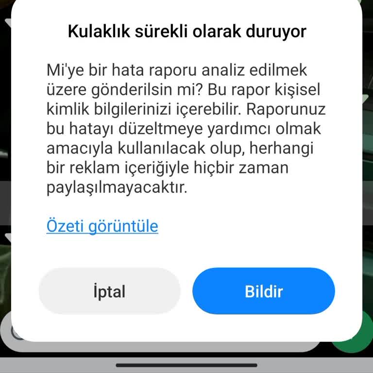 Xiaomi Note 10 Pro Ses Sorunu