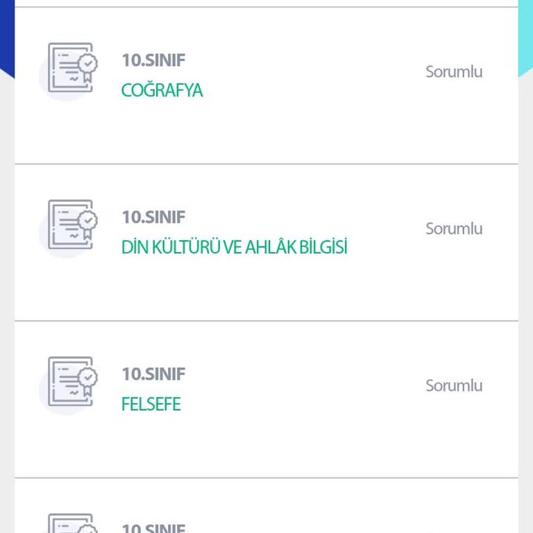 Milli Eğitim Bakanlığı (MEB) Sınıfta Kaldım Bana Sorumluluk Eklenmiş