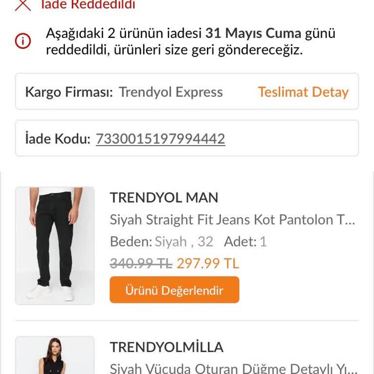 Trendyolmilla Ve Expres Paramı Da Ürünlerimi De Vermedi