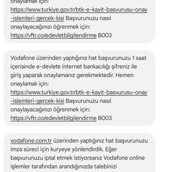 Vodafone Online İşlemlere Ulaşılmıyor.