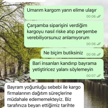 Deniz Butik Ürünün Kargoya Zamanında Teslim Edilmemesi