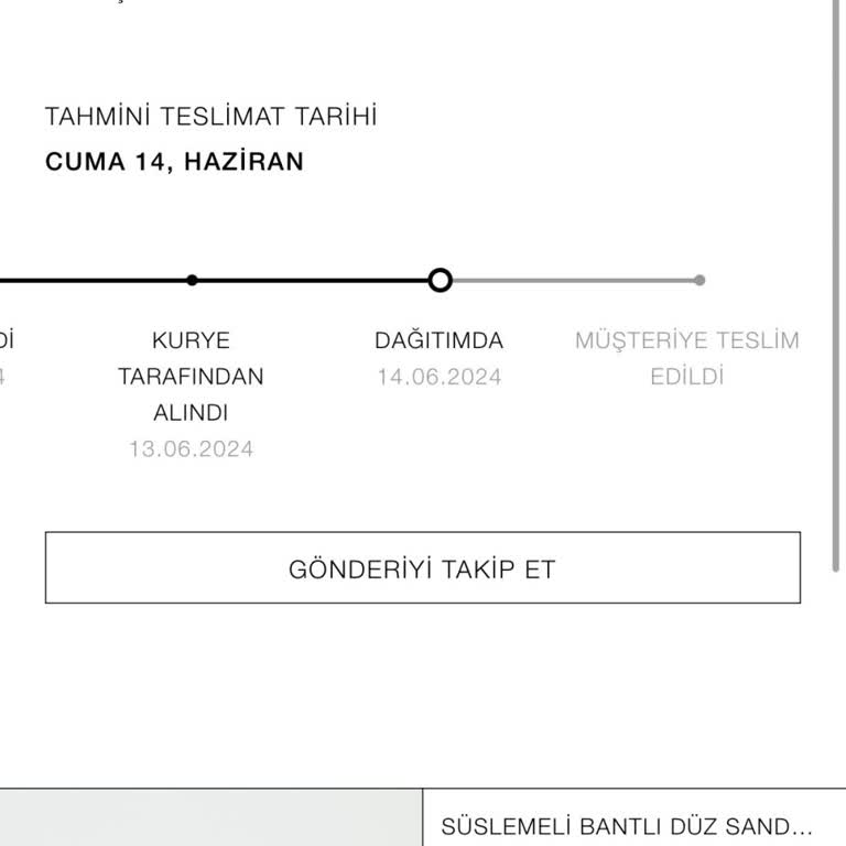 Zara Online Sipariş Teslim