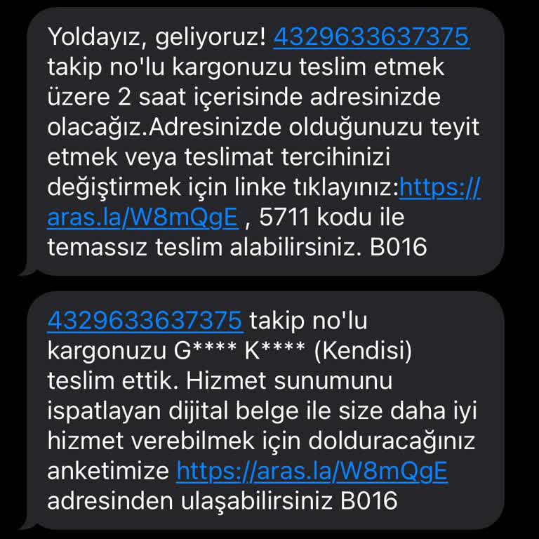 Aras Kargo Paketimi Teslim Etmiyor!