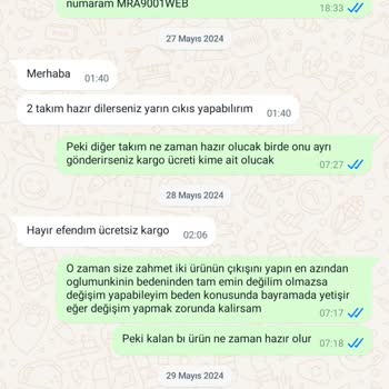 Zeyno.fashion Çocuk Ürünleri Teslimat Sorunu