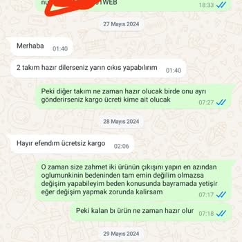Zeyno.fashion Çocuk Ürünleri Teslimat Sorunu