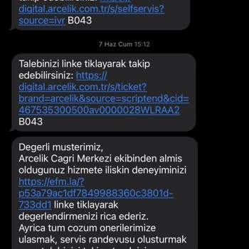 Arçelik Ürünlerimi Teslim Etmiyor.