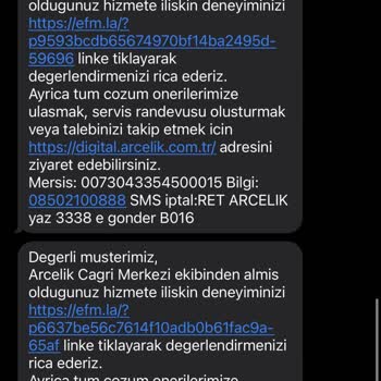 Arçelik Ürünlerimi Teslim Etmiyor.