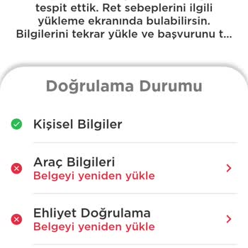 Honda Başvuru Reddediliyor Tag Sürücü Olmak İstiyorum