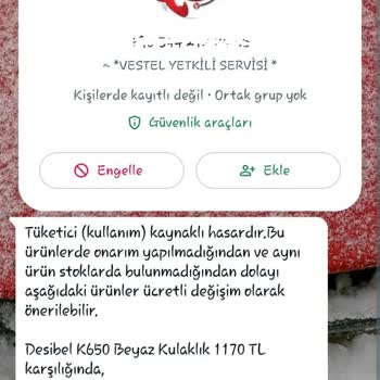 Vestel Kulaklığın Kalitesizliği Garanti Servisinin Saçmalığı