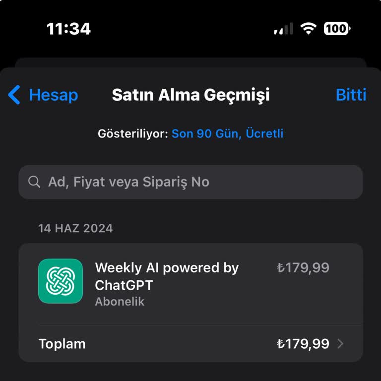 Apple Store Chat Smith İzinsiz Para Çekiyor İademi İstiyorum