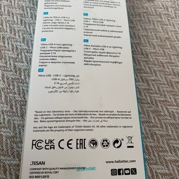 Teknosa'dan Aldığım Şarj Kablosu Bozuk Çıktı