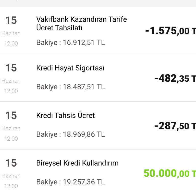 VakıfBank Kazandıran Tarife Ücreti