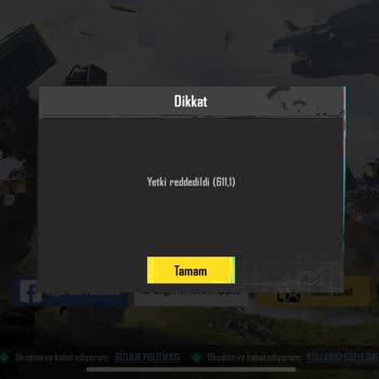 PUBG Mobile X Giriş Sorunu?