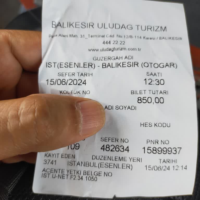 Uludağ Turizm Yazıhanede Çalışanın İlgisizliği