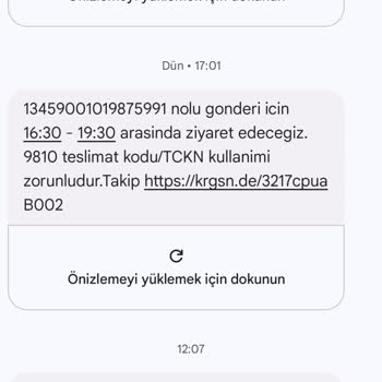 Kargomsende Firmasının Teslimat Sorunu