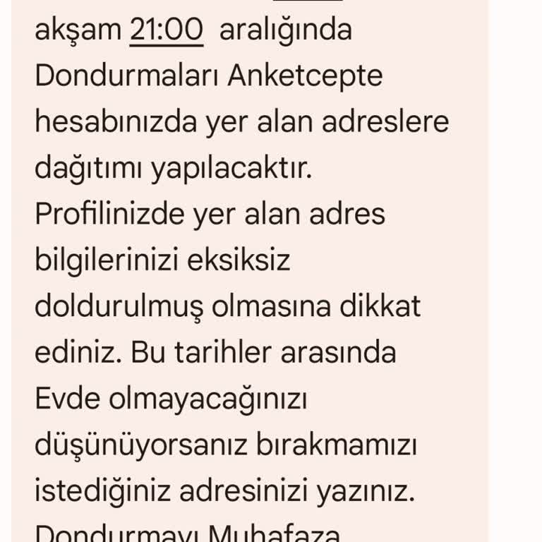 Anketcepte.com Gelecek Denilip Gelmeyen Dondurma