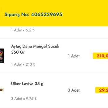 Şok Marketler Marketten Aldığım Üründe Kalite Sorunu