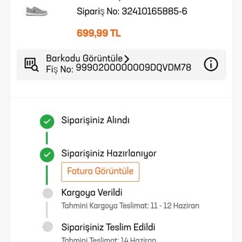 In Street Geç Teslimat Ve İlgisizlik