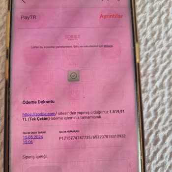 Sorble Cihaz Ürün Teslimi Yok