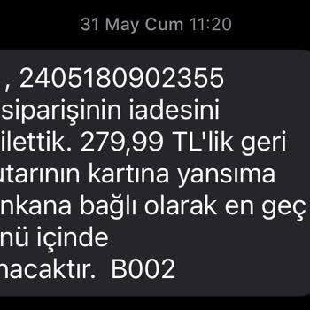 LCW İademi Yapmıyor