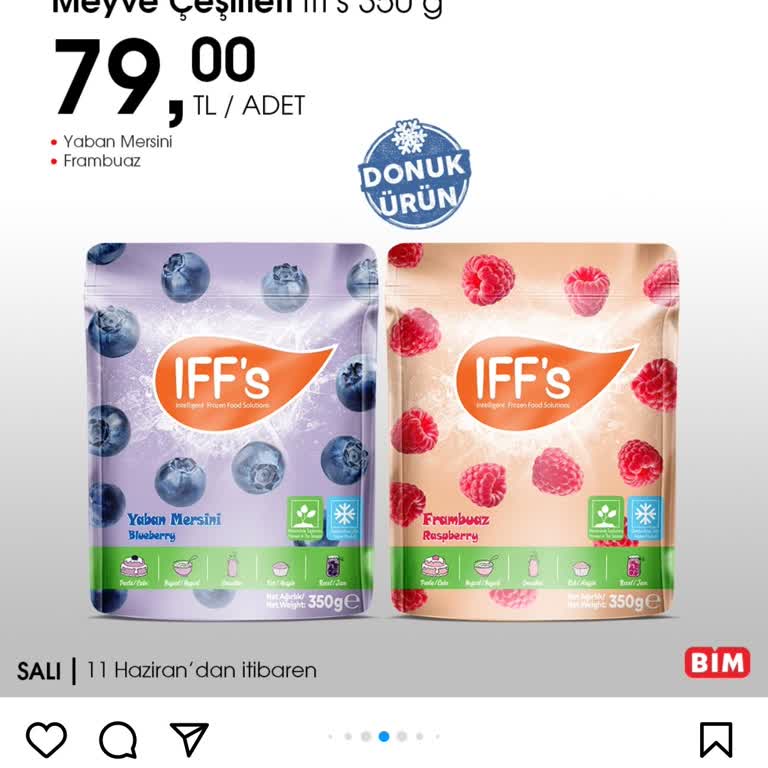 BİM Iffs Donuk Ürünler Hiç Yok...