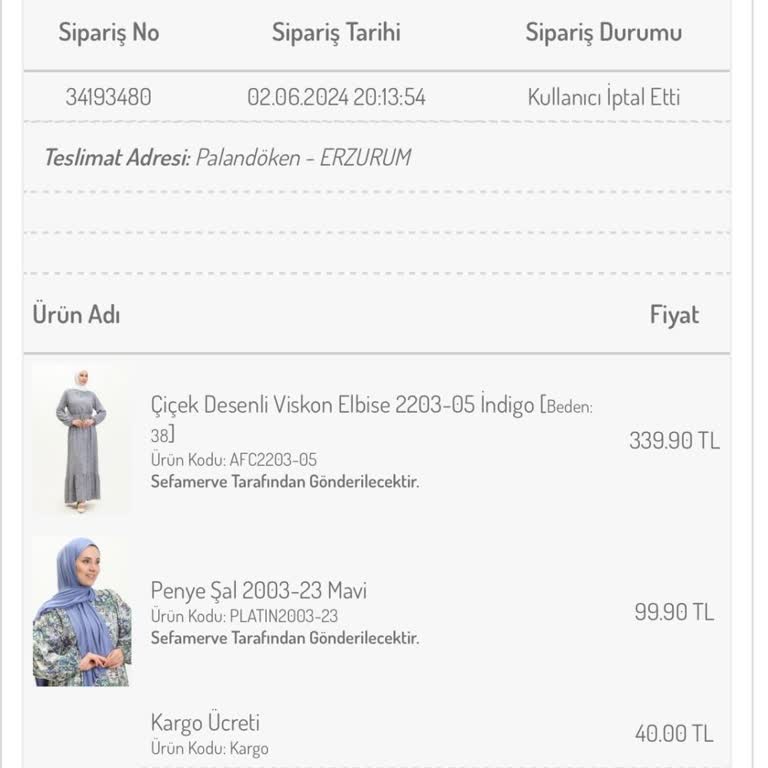 Sefamerve Para İadesi Yapılmadı