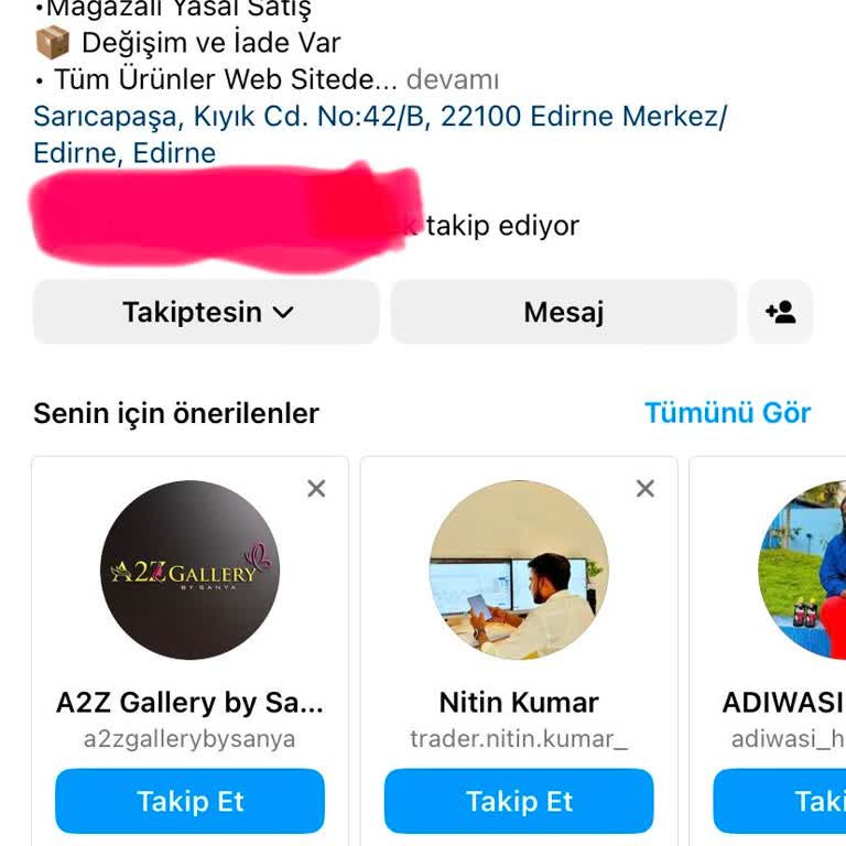 Maliav Design (Instagram) Yanıltıcı Hesap Ve Güvenilmez Hizmet