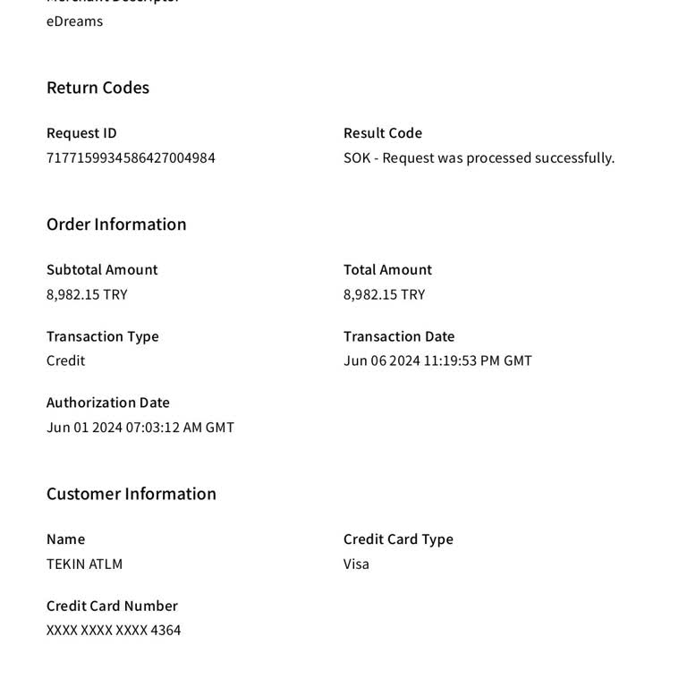 eDreams Skyscanner Üzerinden Yapılan Araç Kiralama İadesi Sorunu