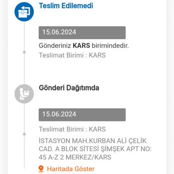MNG Kargo Kars Şubesinden Rica Ediyorum Kargoyu Bugün Teslim Etsinler