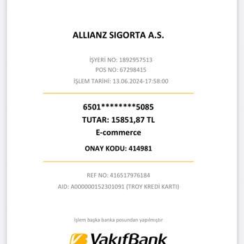 VakıfBank Sağlık Harcaması Faizsiz Peşine Taksit Yapamıyorum