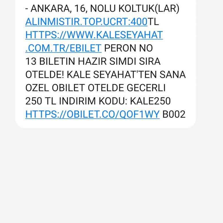 Kale Turizm Vaat Ettiği Araçla Yolcu Taşımadı