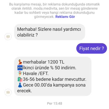 Moda Medivita (Instagram) Instagram'da Sipariş Verdiğim Hesap Kayboldu