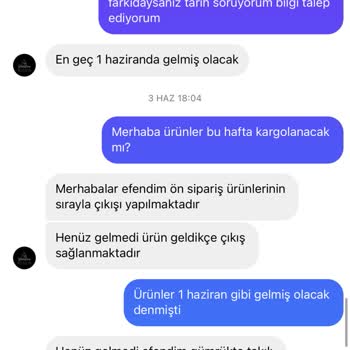 LinLove Butik Eksik Ürün Ve 2 Ay Geç Teslimat