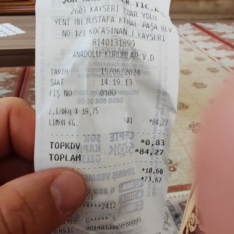 Şok Market Fiyat Tutarsızlığı