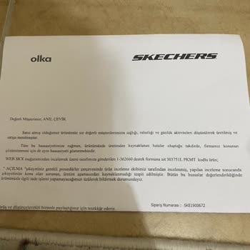 Skechers Mağduriyeti Değişim Yapılmayan Ayakkabı