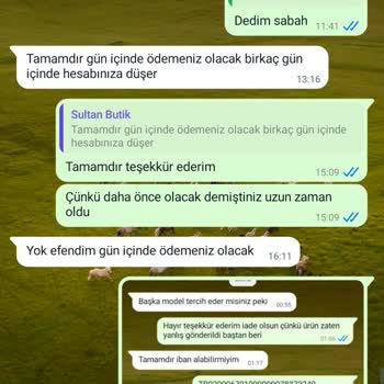 Sultan Butik Ne İade Ne De Değişim Yok!