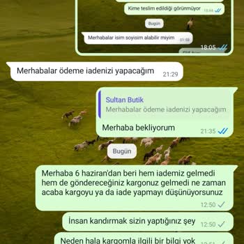 Sultan Butik Ne İade Ne De Değişim Yok!