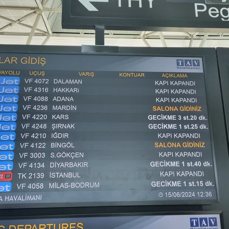 AJet (Anadolu Jet) Esenboğa-Kars Uçuşunda 4 Saat Gecikme Ve Yetersiz Hizmet!