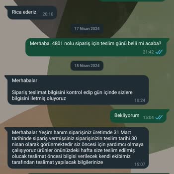 Zao Mobilya Para İadesi Yapmıyor
