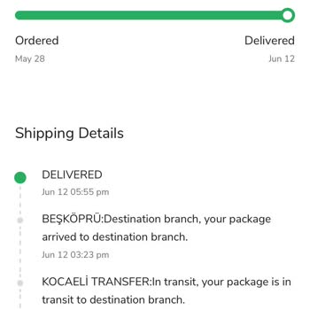 Rudesia Elbise Kargo Şikayet