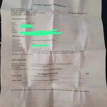 Samsung Galaxy Buds2 Kronik Arızası, Kusuru, Tamir Olmaması, Çözümün Olmaması