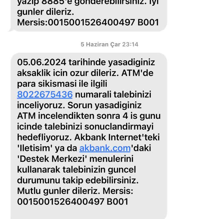 Akbank ATM Para Sıkışması