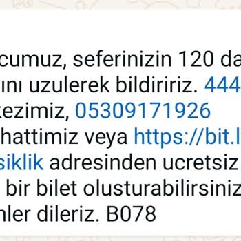 Ulaştırma ve Altyapı Bakanlığı Kamil Koç Firmasının Vaat Ettiği Otobüs Seferini Yapamaması