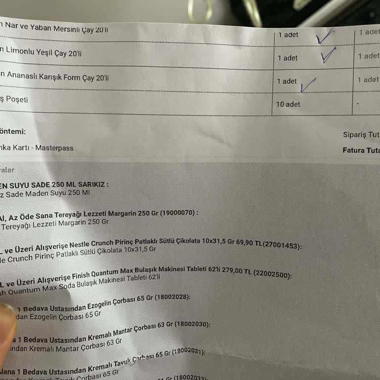 A101 1 Alana 1 Bedava Kampanyasında Bedava Olan Ürünü Göndermediler.