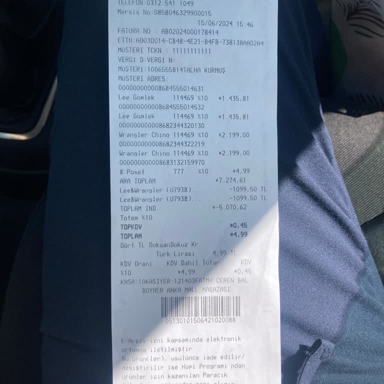 Boyner'de Vaat Edilen İndirim Hesaba Yansımadı.
