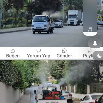 Silivri Belediyesi İlaçlama Aracı İle