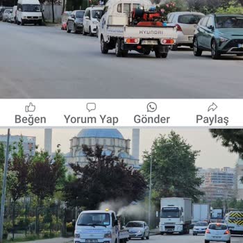 Silivri Belediyesi İlaçlama Aracı İle