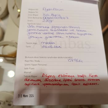 Altınbaş Mücevherat Altınbaştan Aldığım Yüzük Yumurta Gibi Yamuldu